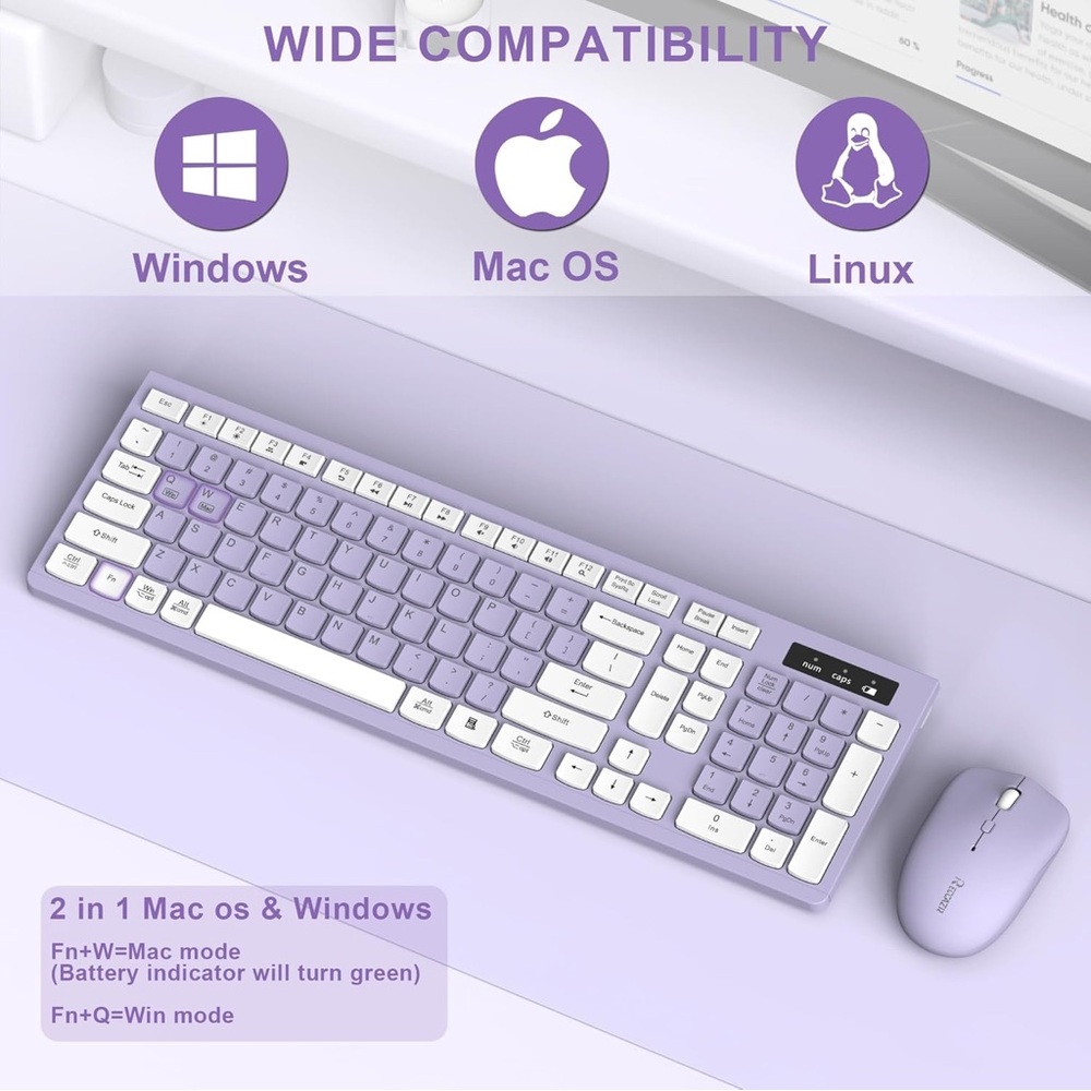 Wireless Keyboard & Mouse Set - Picture 8 of 10